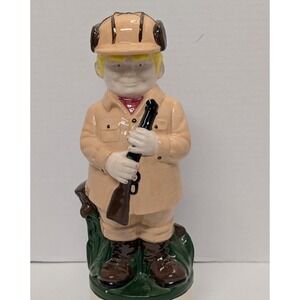Vintage Ceramic Hunter Liquor Decanter Alberta Molds 1972 #647